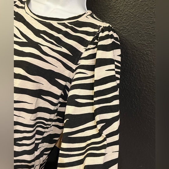 Loft long sleeve animal print blouse - Picture 7 of 8